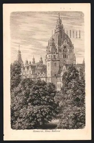 AK Hannover, Neues Rathaus