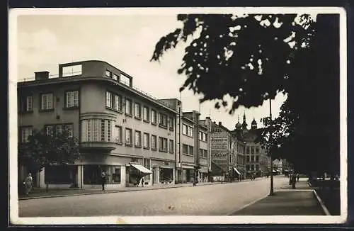 AK Kremsier / Kromeríz, Strasse im Ort