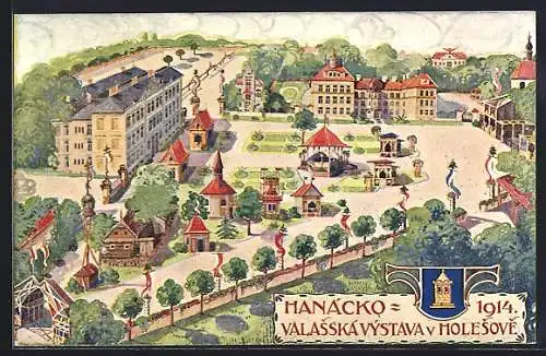 AK Holesov, Valasskavystava 1914, Ausstellung