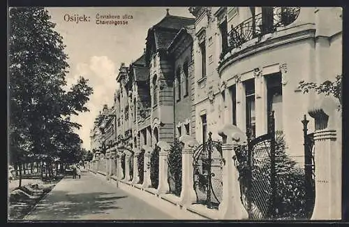 AK Osijek, Strassenblick in die Chavrakgasse