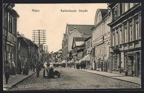 AK Mitau, An der Katholischen Strasse