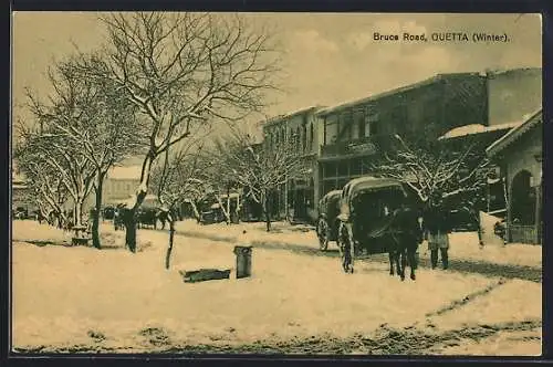 AK Quetta, Bruce Road in Winter