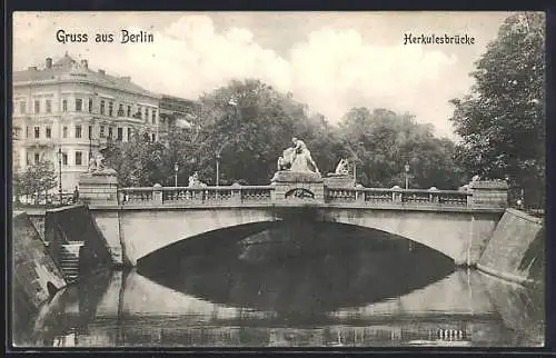 AK Berlin-Tiergarten, Die Herkulesbrücke