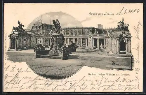 AK Berlin, Denkmal Kaiser Wilhelm des Grossen