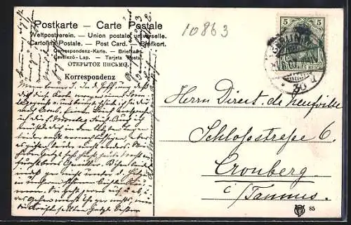 AK Berlin, Behrenstrasse, Hedwigskirche