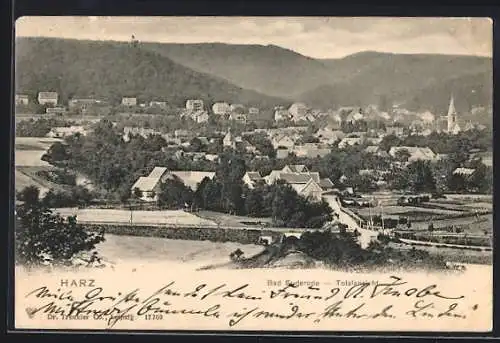 AK Bad Suderode /Harz, Totalansicht aus der Vogelschau