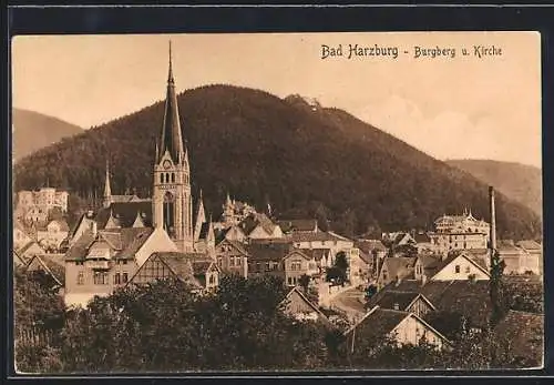 AK Bad Harzburg, Burgberg und Kirche