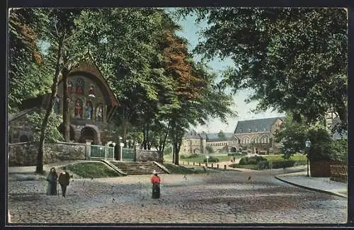 AK Goslar am Harz, Domkapelle und Kaiserhaus