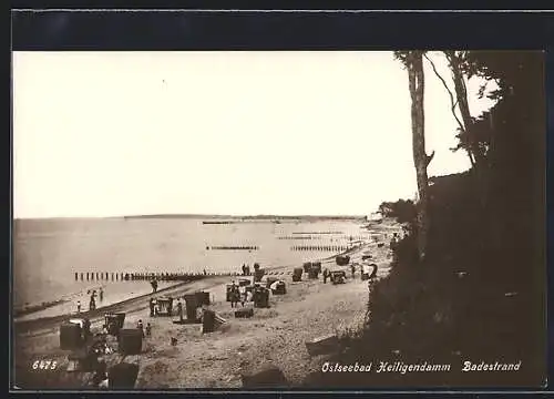 AK Heiligendamm /Ostsee, Blick zum Badestrand