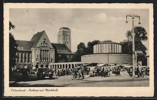 AK Delmenhorst, Rathaus und Markthalle