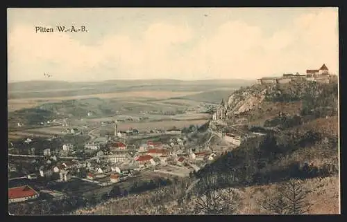 AK Pitten /W.-A.-B., Panorama