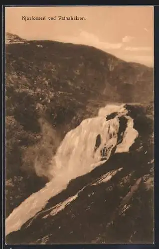 AK Kjosfossen ved Vatnahalsen, Wasserfall