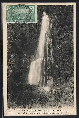 AK La Chute-Cascade du Galion, Wasserfall