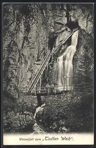 AK Mürzsteg, Wasserfall zum Todten Weib