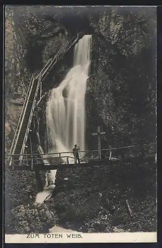 AK Wasserfall zum toten Weib