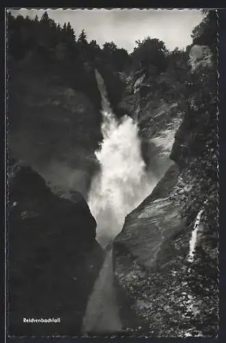 AK Reichenbachfall bei Meiringen, Wasserfall