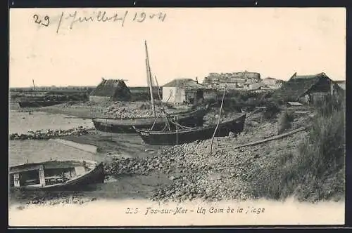 AK Fos-sur-Mer, Un coin de la digue