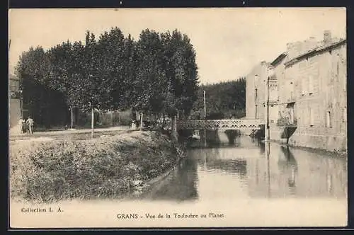 AK Grans, Vue de la Touloubre au Planet