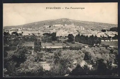 AK Eyguières, Vue Panoramique