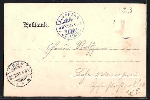 Künstler-AK Zellerfeld /Oberharz, Hotel Kurhaus zum Auerhahn am Waldrand