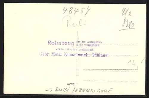 AK Rubi /Oberstdorf, Der Gasthof Rubihorn