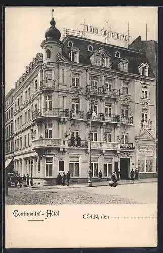 AK Cöln, Continental-Hotel mit Restaurant Ranges