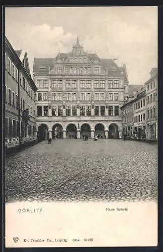 AK Görlitz, Neues Rathaus, Vorderansicht