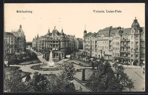 AK Berlin-Schöneberg, Blick auf den Victoria Luise Platz