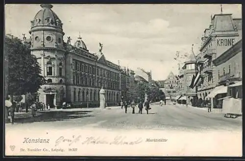 AK Konstanz, Marktstätte mit Geschäften