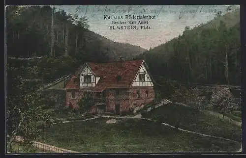 AK Elmstein /Pfalz, Kurhaus Rödertalerhof