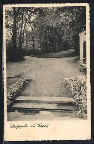 AK Gögging b. Neustadt, Schwefelquelle mit Kurpark