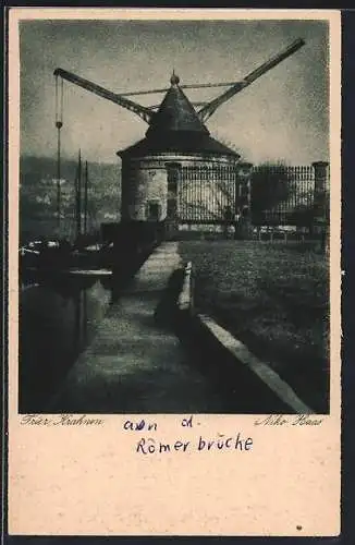 AK Trier, Krahnen an der Römerbrücke