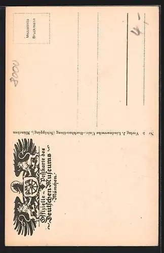 AK München, Deutsches Museum von Südwesten
