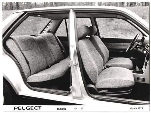 Fotografie Auto Peugeot 505 GR-TI, Modell 1979, Innenansicht, Werkfoto