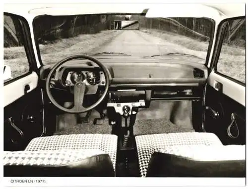 Fotografie Auto Citroen LN Modell 1977 Innenansicht, Werkfoto