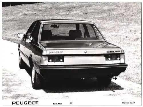 Fotografie Auto Peugeot 505 SR, Modell 1979, Werkfoto