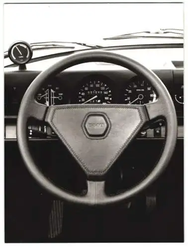 Fotografie Auto Saab, Cockpit, Instrumente, Tachometer, Werkfoto