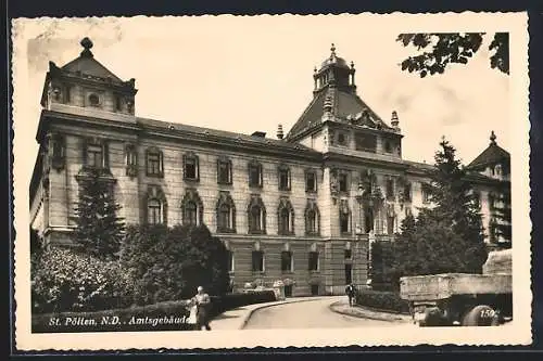 AK St. Pölten, Partie am Amtsgebäude