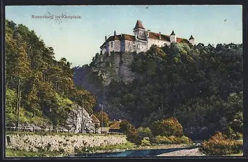 AK Blick auf Schloss Rosenburg im Kamptale