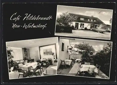 AK Neu-Wulmstorf, Cafe Hildebrandt, Schifferstrasse 9