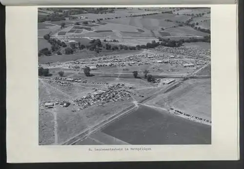 AK Litschau, Blick von oben auf den Stadtplatz