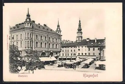 AK Klagenfurt, Partie am Obstplatz