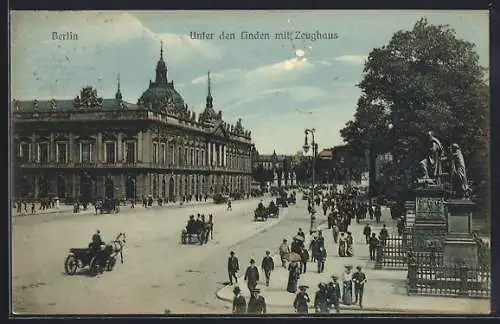 AK Berlin, Unter den Linden mit Zeughaus