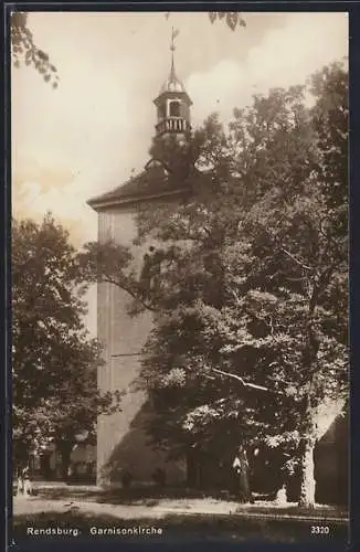 AK Rendsburg, Ansicht der Garnisonkirche