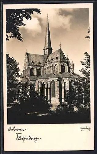 AK Doberan, Klosterkirche im Sonnenschein