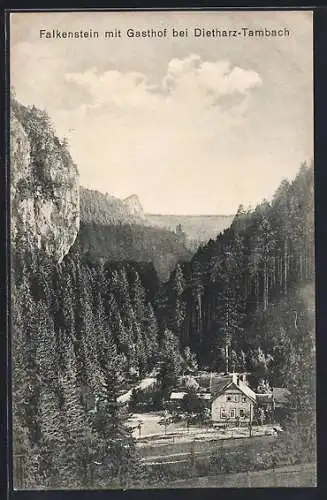 AK Dietharz-Tambach, Falkenstein mit Gasthof