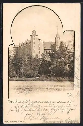 AK Glauchau, Gräfl. Schönb. Schloss Hinterglauchau