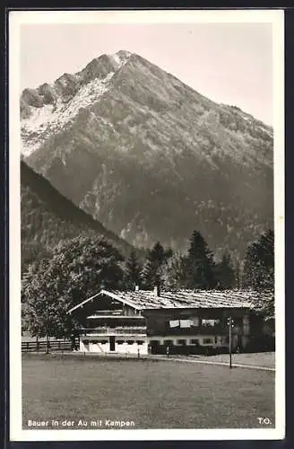 AK Bad Wiessee, Bergwirtschaft Bauer in der Au mit Kampen