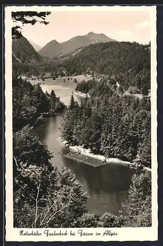 AK Faulenbach bei Füssen, Naturbäder