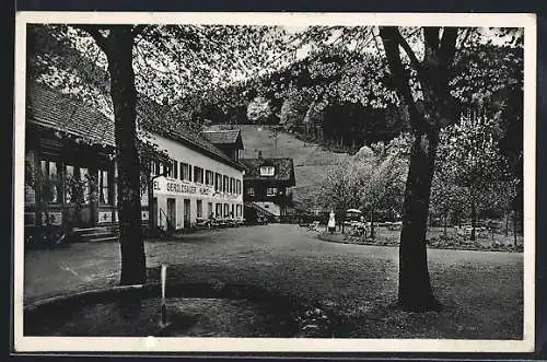 AK Baden-Baden, Hotel und Cafe-Restaurant Geroldsauer Mühle